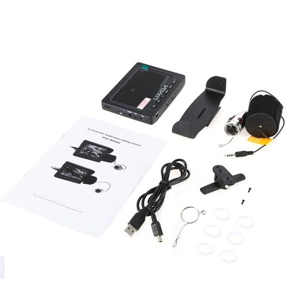 

fish finder 1000tvl 4.3inch lcd monitor led night vision underwater fishing camera 165 wide angle 15m cable +float