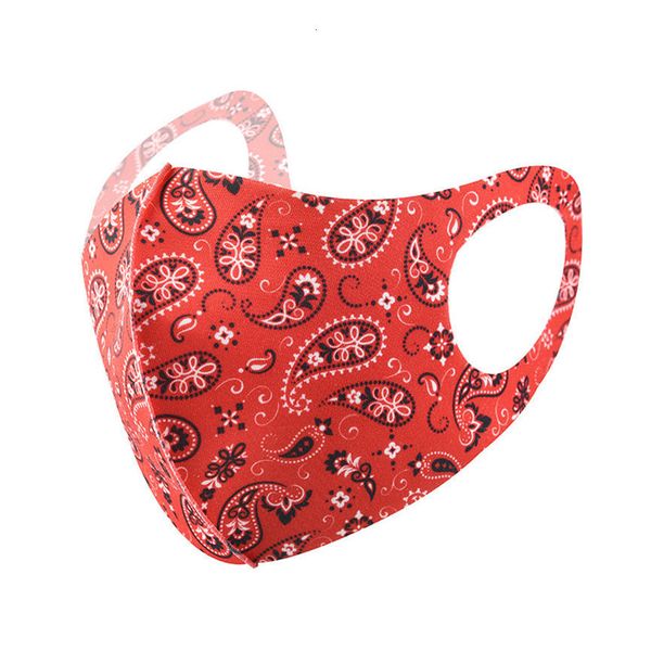 

14 fashion mask designer face masks color printing cartoon camouflage ice silk sunscreen dustproof breathable