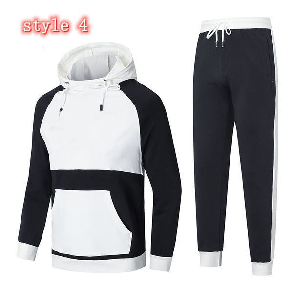 

giorgio italy brand men's designer tracksuits sports suit autumn winter clothes casual wear youth trend korean sportswear 2qx6, Gray