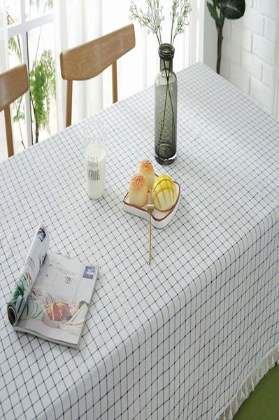 

nordic простая скатерть плед скатерть с белой кисточкой прямоугольник геометрическая скатерть для столовой ресторанные украшения sqcmje