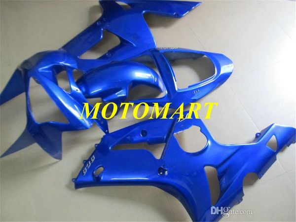 Kit carenatura per stampaggio ad iniezione per KAWASAKI NINJA ZX 6R 600CC 03 04 ZX6R 636 2003 2004 Set carenature blu personalizzate ZX60