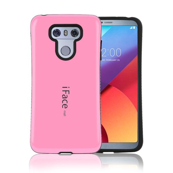 

iface mall степени отдольшивы брони роскошный g6 tpu жесткий пк гибридная задняя крышка оболочки f 5.7 костюм для мобильных телефонов для lg