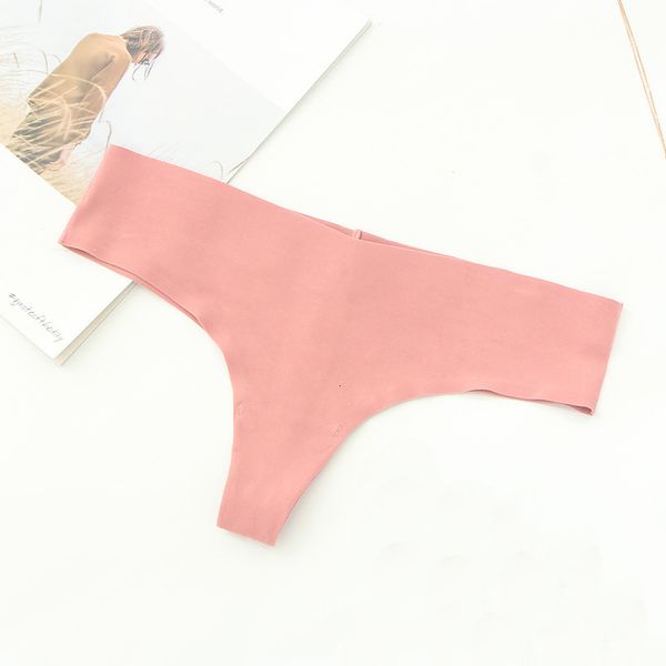 

women's one-piece seamless thong fashion leopard print low-rise shorts t-shaped panties briefs a19201, Black;pink