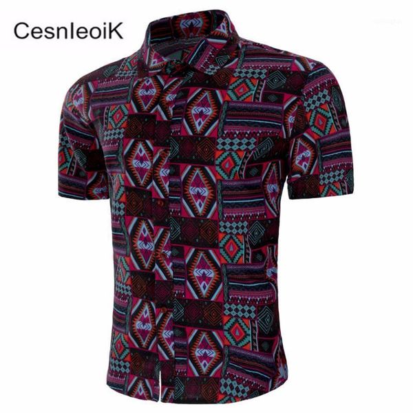 

fashion mens spring new shirts flowers print men short sleeve dress shirts size -4xl dc091, White;black