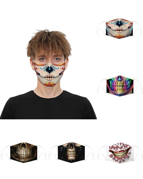 

halloween face mask scarf joker headband balaclavas skull masquerade masks for ski motorcycle cycling fishing outdoor sports