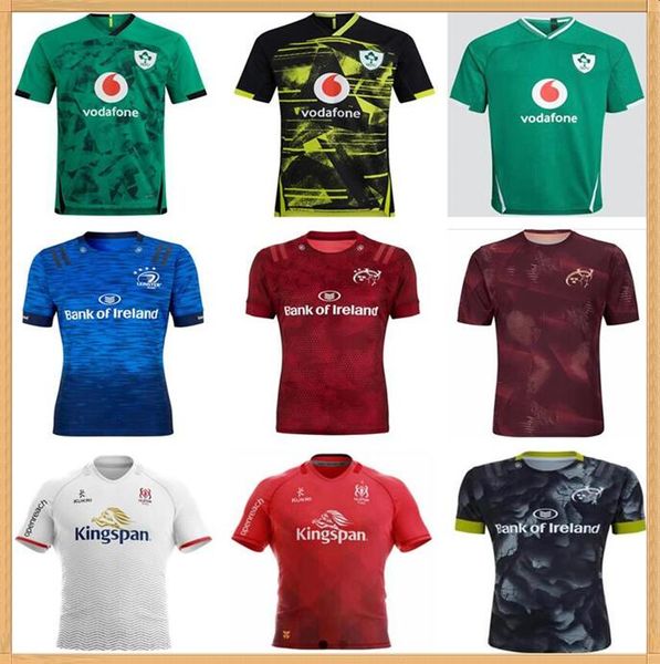

2020 ирландия регби трикотажные изделия irlish irfu 2021 munster city rugby league leinster alternate jersey 20 21 ulster irishman рубашки, Black;gray