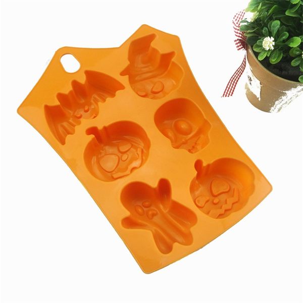 

diy silicone cake moulds halloween ghost festival molds doll pumpkin skull round rectangle mold sell well 4 3bh j1