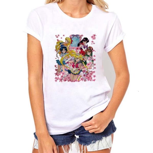 

new summer funny women t shirt harajuku style short sleeves clothes tshirt fashion cute female t-shirt kawaii tees clothing, White