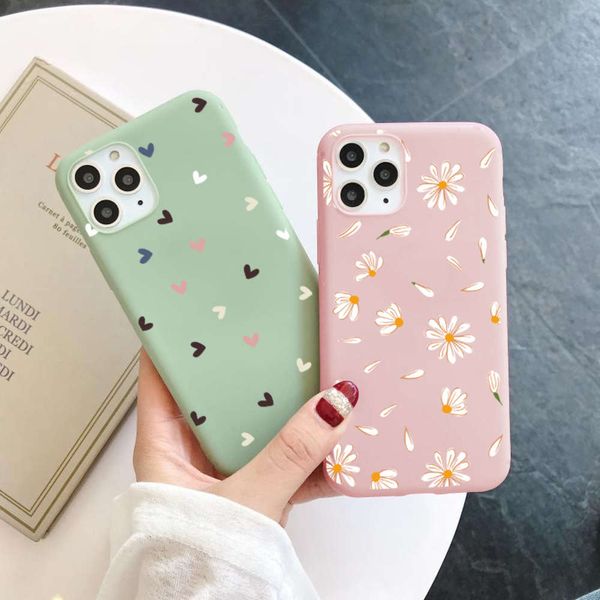 

love heart couple daisy flowers case for oppo reno2 f 3 realme 5 pro f5 f11 f9 a83 a3s a71 a57 a59 a33 a37 r9 r9s a5 2020 cover