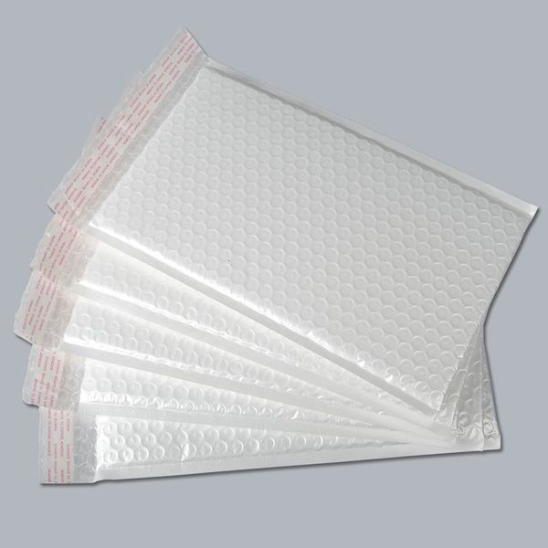 

adhesive 100pcs/lot 160mm*160mm+40mm white pearl self film bubble envelop bag