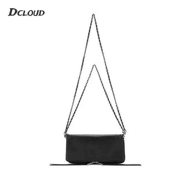 

zv leather women's single shoulder cuir bag fashion personality wings decorated chain wing piel messenger for women