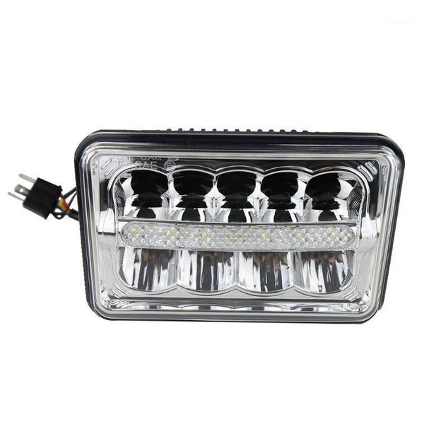 

carprie black square dimmable panel bright glass for truck 9-33v 45w high/low beam replacement hid steady headlights 90411261