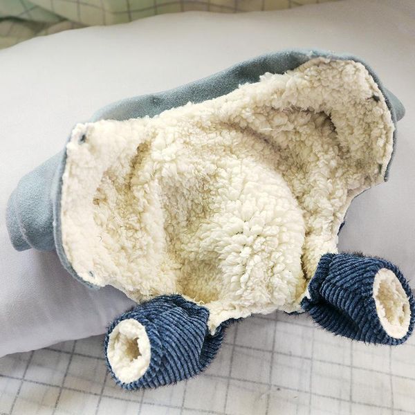 

warm dog clothing winter pet outfit thicken dog coat jacket jumpsuit puppy apparel pomeranian poodle bichon schnauzer costumes