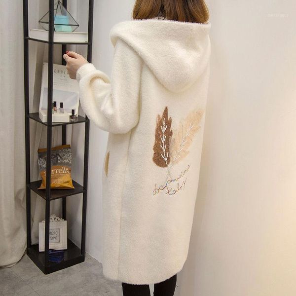 

autumn winter clothing european and american 2019 coat imitation lamb fur coat female korean style feminine1, Black