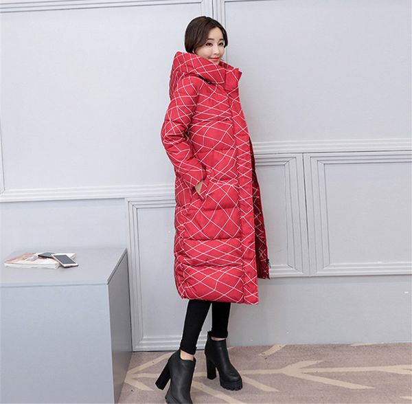 

2021 new mujer invierno parkas new design woman's thick jacket with hoodie ladies winter coats wxf456 zab6, Black