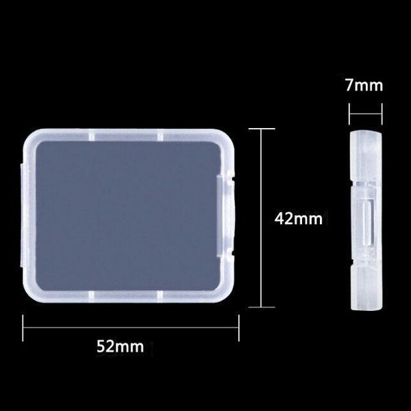 

memory shatter container box protection case boxs cf card tool plastic transparent storage easy to carry package dkexr