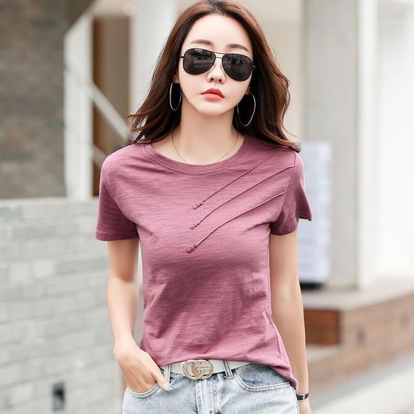 

tee shirt femme t shirts women 2020 summer white tshirt woman t shirt cotton oversized mujer camisetas t-shirty damskie1