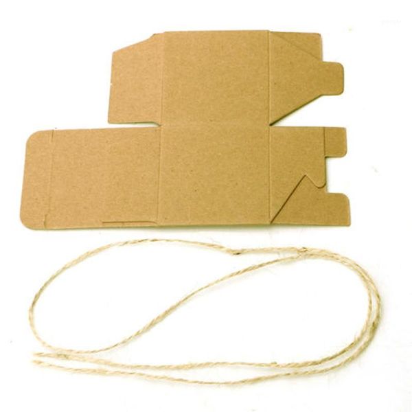 

gift wrap 50x wedding candy box boxes paper kraft square shape bag event party favor1