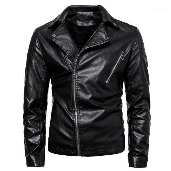 

men's fur & faux 5xl 6lx leather jackets mens windbreaker warm autumn winter coat streetwear outerwear overcoat plus size clothing red, Black
