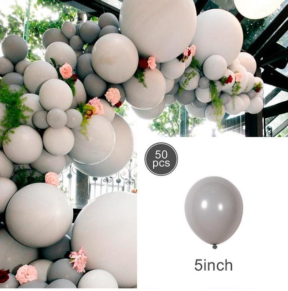 

30/50pcs 5 inch macaron latex ballons happy birthday balloon birthday party decorations kids babyshower baloon pink air balls wmtpkm