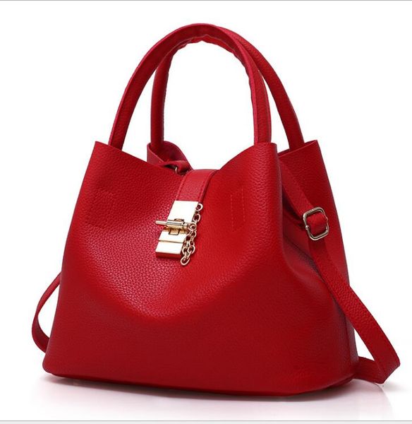 

hbp 2021 shoulder bag female pu bucket bag female european and american fashion microfiber leather single shoulder messenger bag
