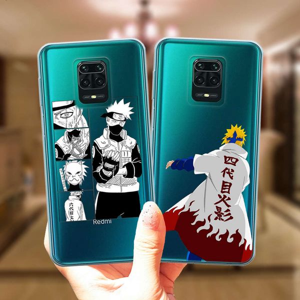 

1dwanimated naruto uzumaki mobile phone cover 10 tons note 10 lite super position x3 nfc redmi note 9s 7 8 9 pro 8t 9c silicone rubber cover