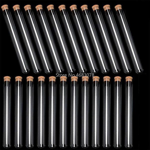 

15x150mm (50pcs/lot) plastic test tube with cork ser clear like glass, laboratory school educational supplies q wmtvws