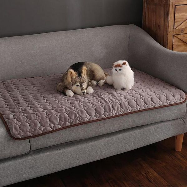 

kennels & pens pet dog summer cooling mats cats bed sofa for heat relief mat floor supplies product