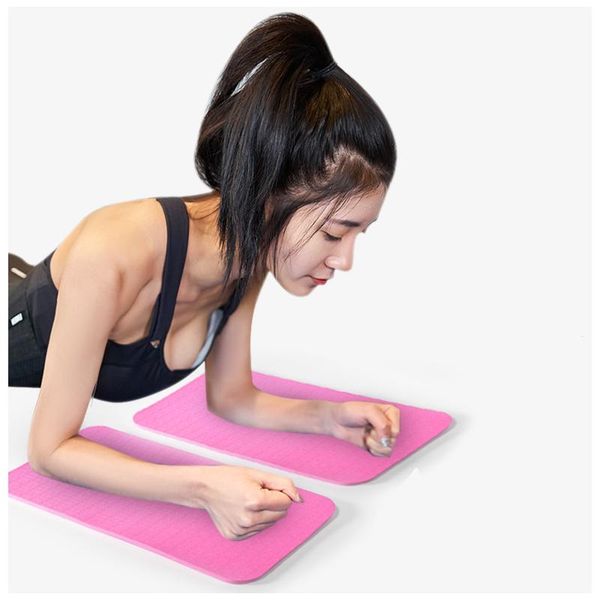 

accessories lightweight tpe yoga knee pad cushion eliminate pain extra padding fitness pilates physio support mats exercise 6mm thick mat