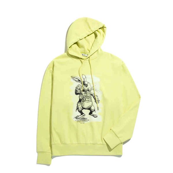 

gxg group 2021 autumn cartoon hooded men's sweater, Black