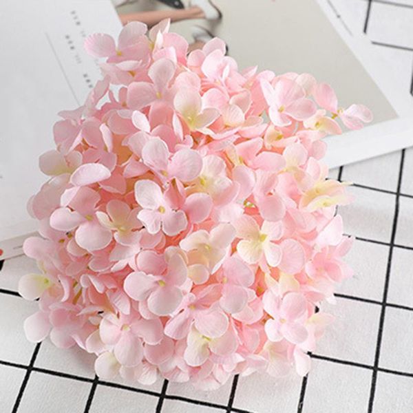 

artificial mini flower hydrangea silk fake floral home decor girl gift ornament1
