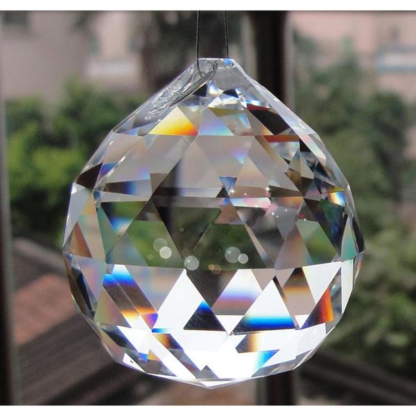 Novo penduramento pendurado esfera de bola de cristal de cristal miçangas espacadores para festa de casamento em casa lâmpada de luz sqcrdh dhseller2010