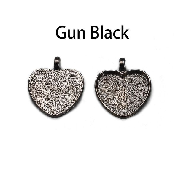 

10pcs / серия 25мм форме сердца кулон кабошон основа установка камея выводы для diy ювелирных осуществлены поставки 10pcs / серия 25мм sqcck