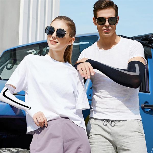 

elbow & knee pads 2 pairs portable breathable stretchy arm cover sleeve protector elastic brace for sun protection, Black;gray