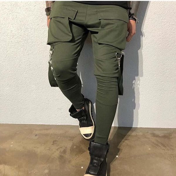 

2020 hip hop men cargo pants causal fashion pencil pants joggers men skinny black pencil pants male brand clothing sweatpants