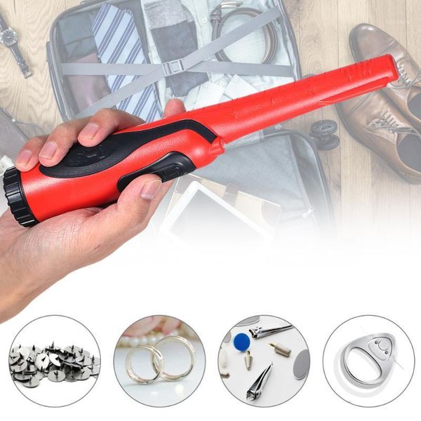 

hand-held metal detector waterproof highly sensitive underwater treasure buzzer vibrate portable pin pointer belt holster1