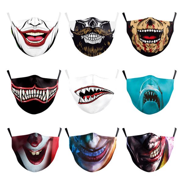 

digital adjustable camouflage printing protective mouth ear 3d strap dustproof filter mask