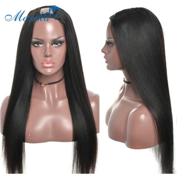 

u part wig человеческие волосы короткие человеческие волосы парики прямые парик 150 remy прямые волосы парик вертикальный парик человека пер, Black;brown