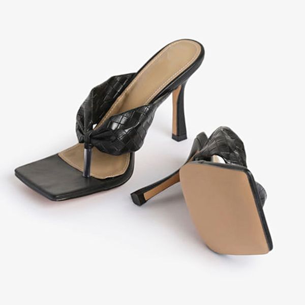 2021 neue ankunft Frauen Sandalen Tribute Gold Plattform Sandalen Stiletto High Heel Schuhe 11cm T-riemen High Heels sandalen rutschen