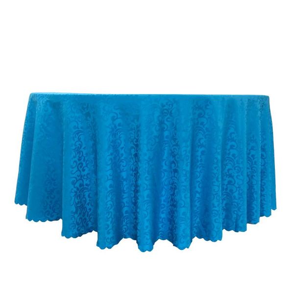 

wholesale plain 120 round wedding table cloth