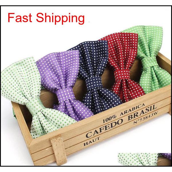 

2019 new autumn style men's bowties dot bow tie for women men wedding neckwear butterfly tie gravata qylyln bdefashion, Black;gray