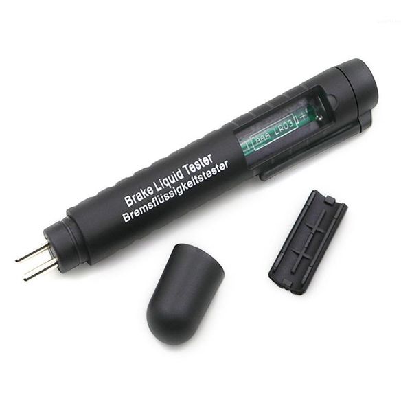 

brake fluid liquid tester car brake liquid digital tester for dot3/dot4 automotive testing 5 led car diagnostic indicator pen1