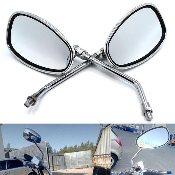 

universal motorcycle 10mm oval rear view mirrors for mt-01 mt-03 mt-07 mt-09/sr/fz-07 fz-09 mt-10 fz1 fazer fz6 fz6r fz81
