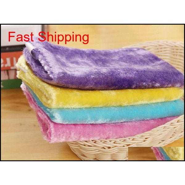 

magic wooden fiber cleaning cloth with shiny threads easy wipe the oil without detergent soft rag oilproof non stick oil 20*23cm svdro