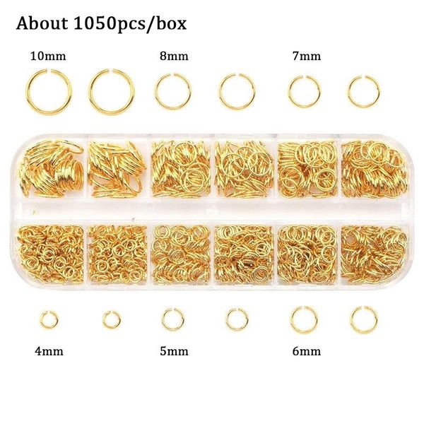 

jewelry findings set open jump rings loose spacer beads earring hooks rubber earring backs for jewelry making diy handicraft bbykqm