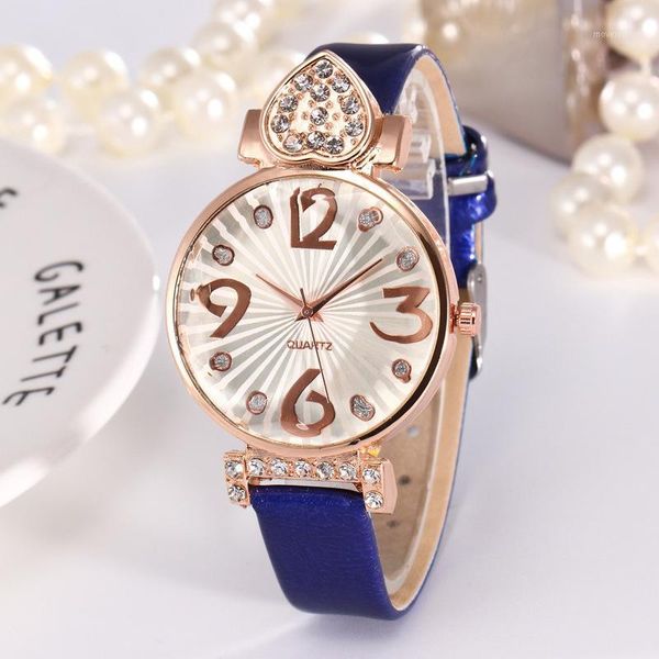 

women watches fashion female student small dial watch sweet leather strap outdoor sports wrist clock gift1, Slivery;brown