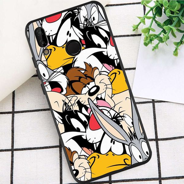 

bgrfhuawei p40 lite mate 10 20 30 p8 p20 p30 lite honor 8x 9x 10 20 pro 8s 8a cartoon rabbit and wolf dog silicone sheathswza