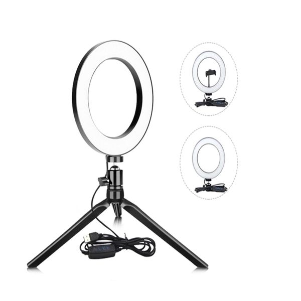 Illuminazione ad anello per selfie a LED da 10 pollici BLOOMVEG10-1 Faretto da 26 cm Riempimento per trucco Anello luminoso a distanza Lampada dimmerabile a 3 colori 10