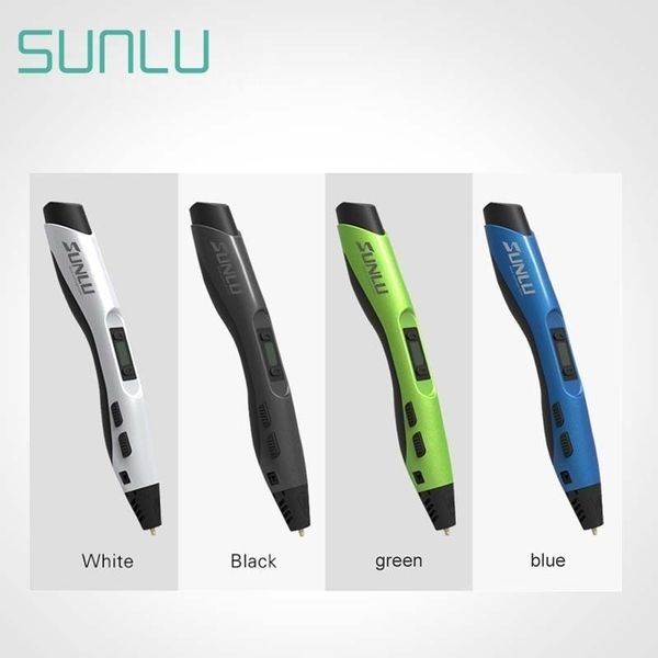 

sunlu 3d pen intelligent drawing printing pen gift for children 4 colors digital 3d drawing pens sl-300a bithday gift y200428