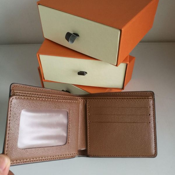 

2020 brand l wallet designer men's leather short wallet wallet with box, frame dust bag manual a variety of styles, Red;black